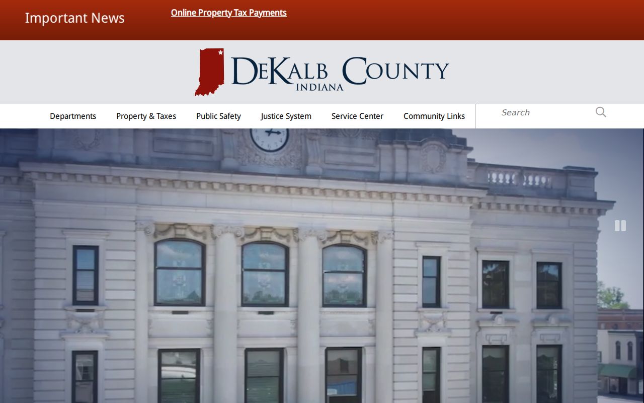 DeKalb County court docket county government home