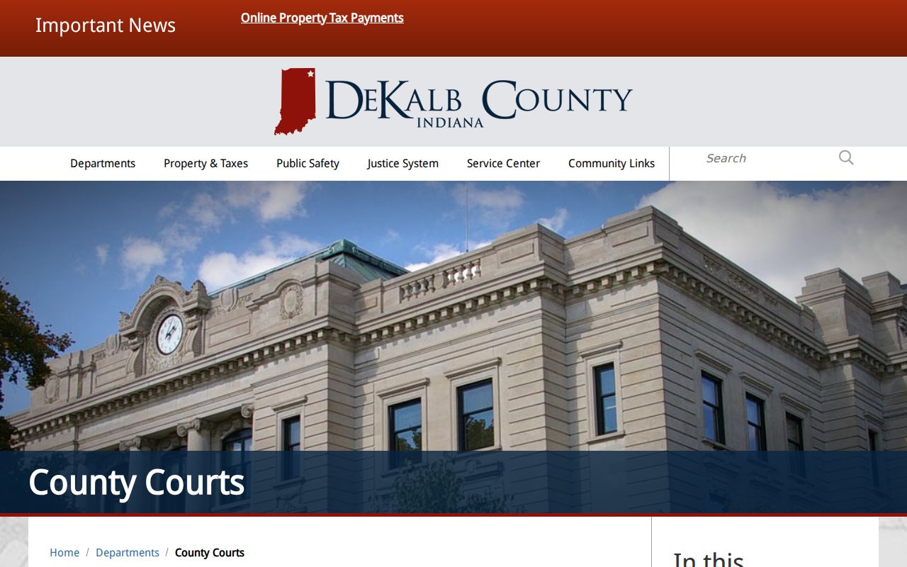 DeKalb County court docket courts directory